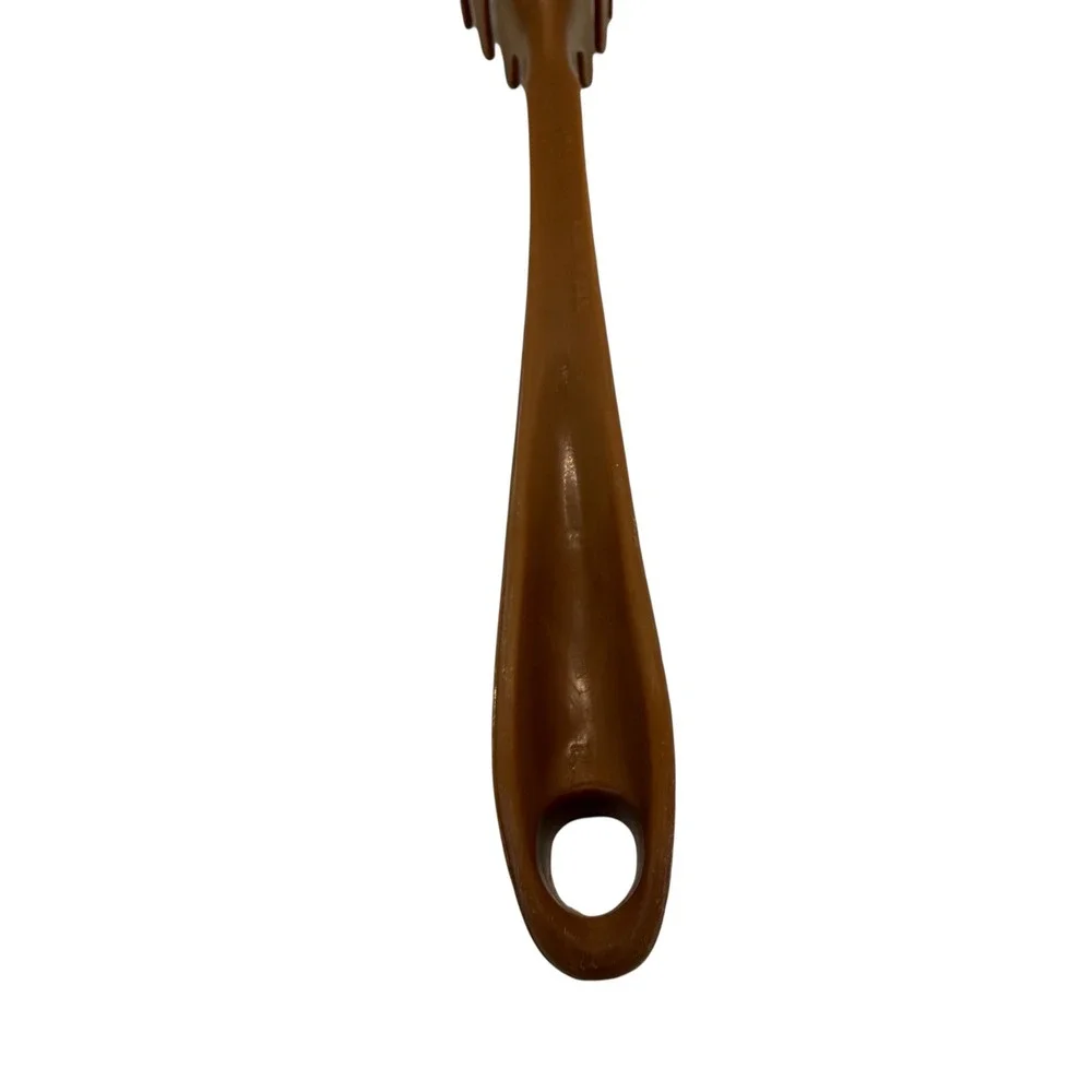 VTG Pasta Server Spaghetti Claw Spoon Utensil Brown Retro Kitchen Made‎ in USA